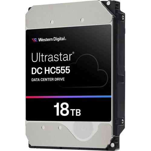 WD Ultrastar DC HC555 - Festplatte - Rechenzentrum - 18 TB - intern - 3.5" (8.9 cm)