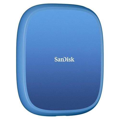 SanDisk SDSSDE62C-2T00-G25, 2 TB, USB Typ-C, 3.2 Gen 2 (3.1 Gen 2), 1000 MB/s, Blau