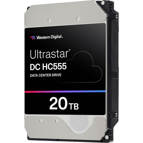 WD Ultrastar DC HC555 - Festplatte - Rechenzentrum - 20 TB - intern - 3.5" (8.9 cm)