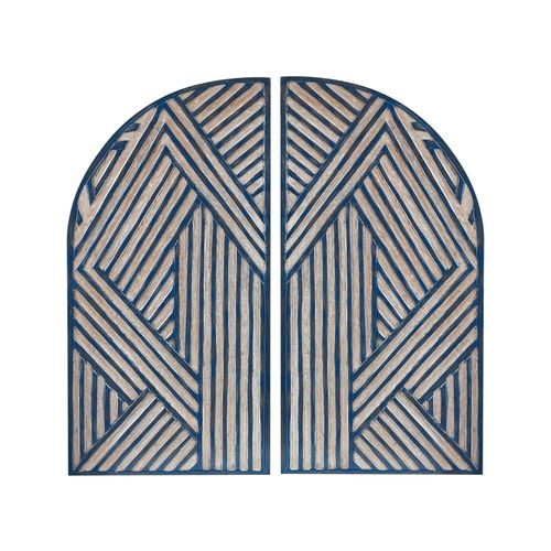 WANDDEKORATION blau Ogan