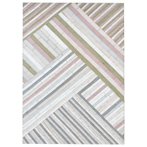 WANDDEKORATION Glas bunt Tembesi