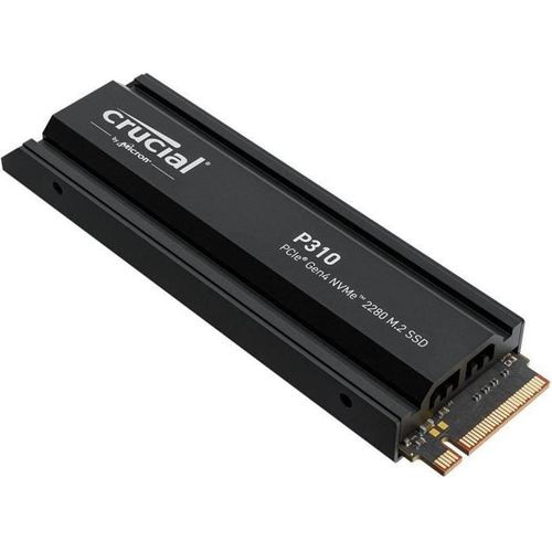 Crucial P310 SSD Intern, 2TB, Gen4 NVMe M.2, Bis zu 7100 MB/s, PlayStation 5 kompatibel