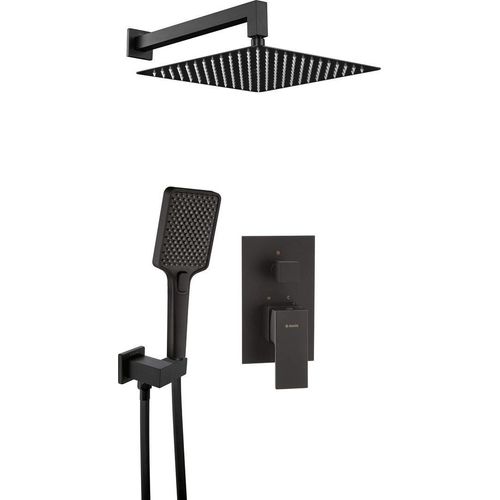 Concealed shower set