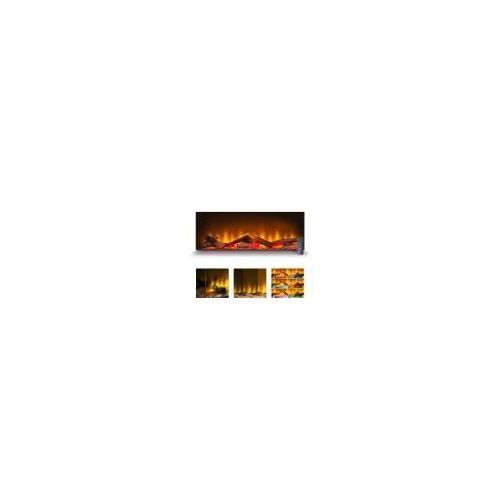Acantha Aspire 100 elektrischer Einbaukamin 49×105,4×23,5 cm 3D LED 7 Farben für Medienwand moderner Kamin