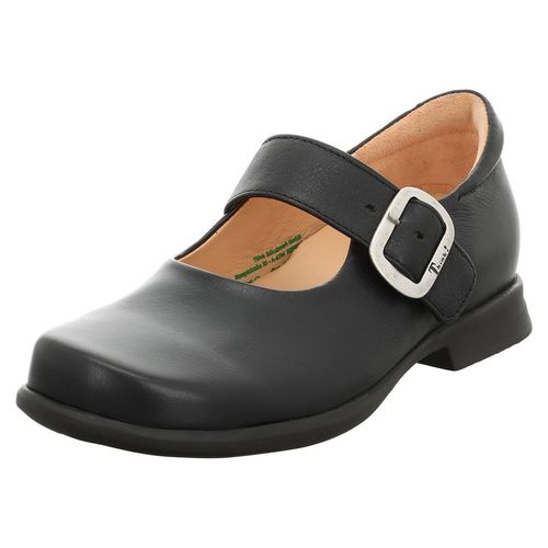 Think! Damen Halbschuhe, chromfrei gegerbtes Leder, Schwarz