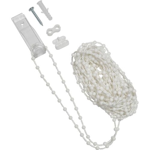 Seitenzugrollo GARDINIA "Rollo-Kette", weiß, B:0,5cm H:500cm, Kunststoff, Rollos, Seitenzugrollo, für Seitenzugrollo