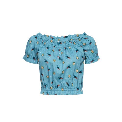Queen Kerosin Damen Cropped Top Oldschool Tattoo