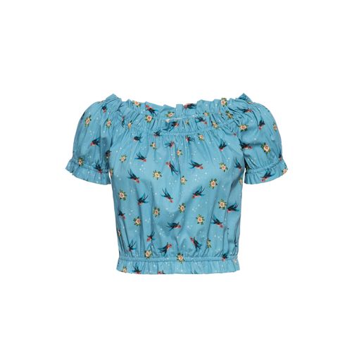 Queen Kerosin Damen Cropped Top Oldschool Tattoo