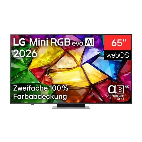 LG 65 ″ Mini RGB evo AI MRGB87 4K Smart TV 2026 65MRGB87B9B