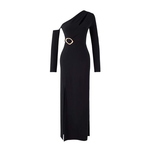 Langes, gerades Maxikleid für Damen, ideal für Abschlussfeiern, Ball und Abiball.