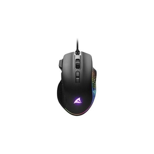 Sharkoon SHARK Force 3 - mouse - USB - black - Maus (Schwarz)