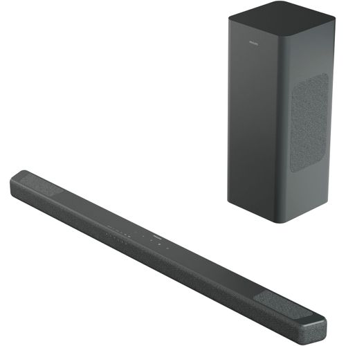 PHILIPS Lautsprecher "TAB8301/10", grau (schwarz), B:82,6cm H:4,4cm T:5,5cm, Lautsprecher
