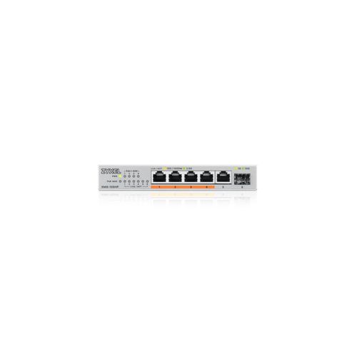 ZYXEL Netzwerk-Switch "XMG-105HP", silber (weiß), B:13cm H:8cm T:21cm, Netzwerk-Switches