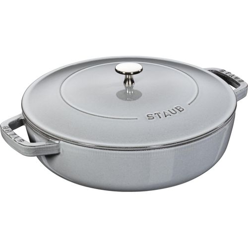 ZWILLING STAUB BRAISERS, Rund, Schwenkpfanne, Grau, Emaille, -20 °C, 240 °C