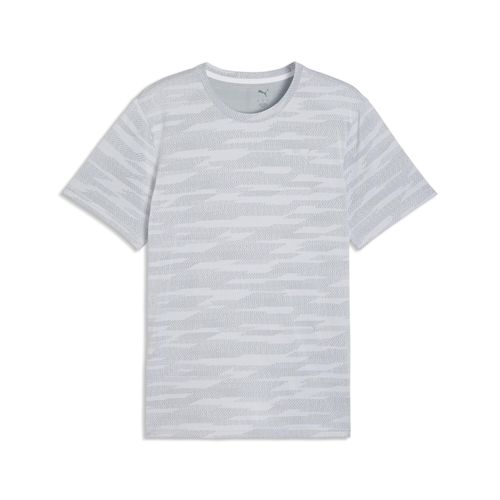 Trainingsshirt PUMA "PWRTRAIN Trainingsshirt Herren", Jungen, Gr. L, weiß, Obermaterial: 100% Polyester, slim fit, Rundhals, Shirts