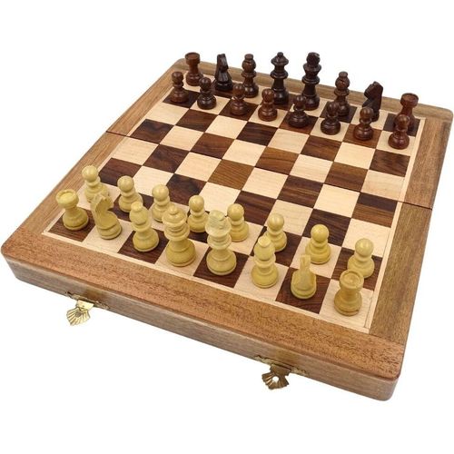 Klassisches magnetisches Holzschach - G614