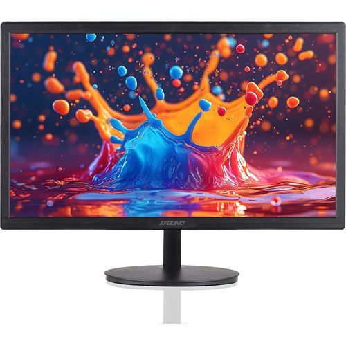 Ultraduenner LED-Monitor, 22 Zoll, hochklar, 16:9, 300 cd/m2, kompatibel mit HDMI Eye Care Desktop-Monitor mit 1920 x 1080 Aufloesung, 75 Hz, 1 ms Reaktionszeit, VGA- und HDMI-Schnittstelle