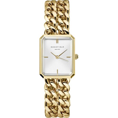 ROSEFIELD Damenuhr Octagon XS Studio Kettenuhr Gold SWGSG-O76