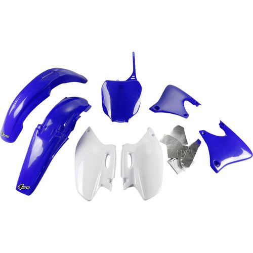 Verkleidungskit UFO PLAST 7-teilig Verkleidungssatz Kunststoff für Yamaha YZ 426 F 425 ccm Bj. 2000 - 2002, Farbe:blau / weiß