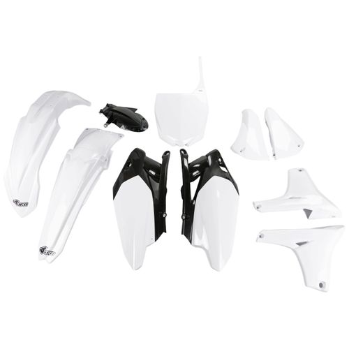 Verkleidungskit UFO PLAST 10-teilig Verkleidungssatz Kunststoff für Yamaha YZ F 450 ccm Bj. 2011 - 2013, Farbe:weiß OEM