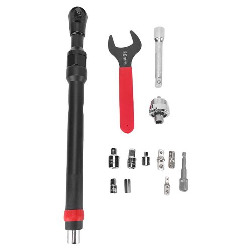 Ratschenschlüssel-Verlängerung – Verlängerungsstück aus legiertem Stahl mit 3/8-Zoll-Adapter für beengte Platzverhältnisse