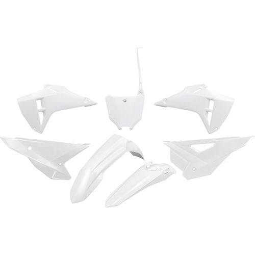 Verkleidungskit UFO PLAST 7-teilig Verkleidungssatz Kunststoff für Honda CRF R X RX 250 / 450 ccm Bj. 2025 - 2026, Farbe:weiß OEM