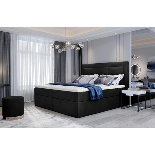 Boxspringbett 140x200 TERIVO - schwarz 2
