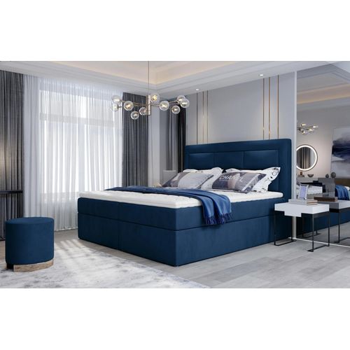 Boxspringbett 140x200 TERIVO - blau