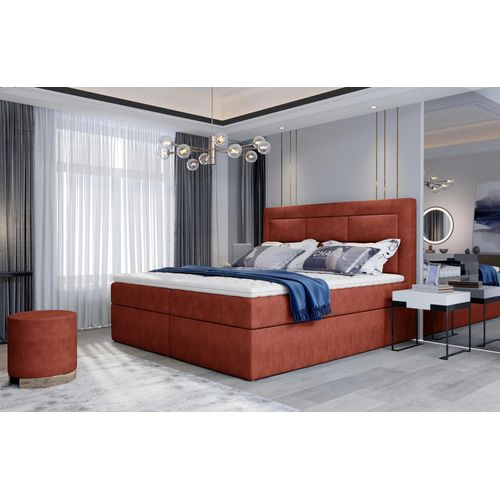 Boxspringbett 140x200 TERIVO - rot