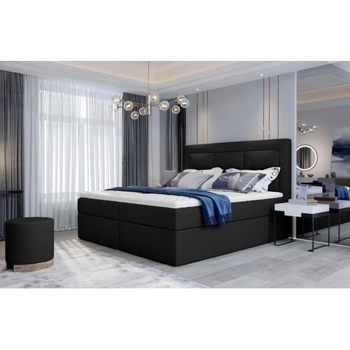 Boxspringbett 140x200 TERIVO - schwarz 3
