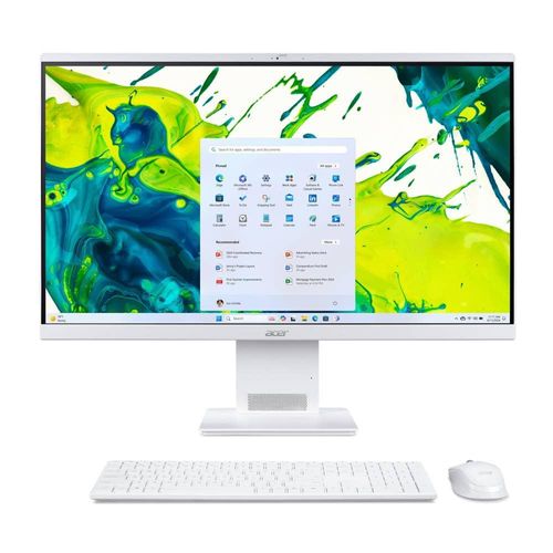 Acer Aspire S27, S27B-UGMTL-U, All-In-One, 27 Zoll Full HD 144 Hz, Intel Core Ultra 5 115U, 16 GB RAM, 1 TB SSD, Intel Arc Graphics, Windows 11, Weiß