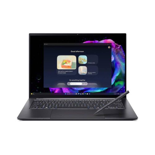 Acer Swift X 14 OLED Ultraschlank/Laptop, 14.5" 2.8K 120Hz, Intel Core Ultra 9, 32GB RAM, 2TB SSD, NVIDIA RTX 5060, Windows 11, Grau
