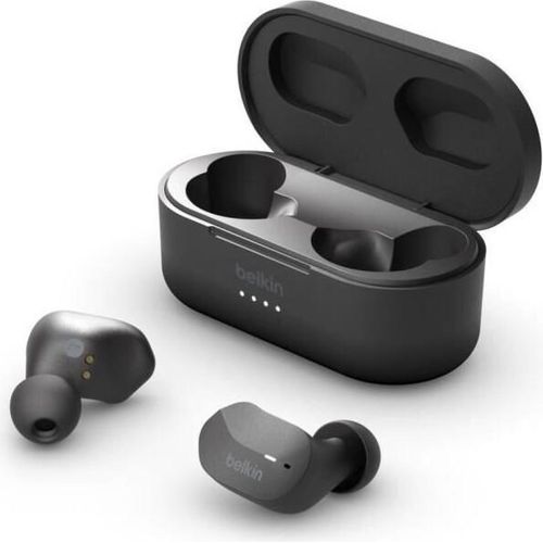 Belkin In-Ear Bluetooth Kopfhörer, SOUNDFORM True Wireless mit Ladehülle, schwarz, Kabellos, Musik, Kopfhörer, Schwarz