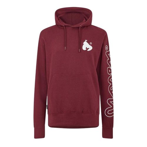 Money Heren Logo Polycotton Hoodie (Rood)