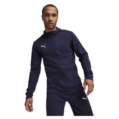 Puma Heren TeamFINAL Casuals Full Zip Hoodie (Marine)