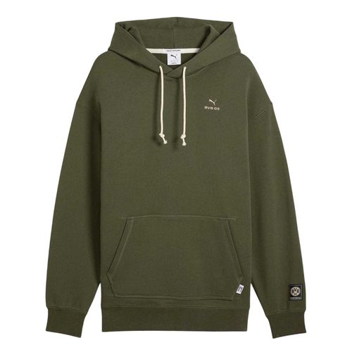 Puma Heren Borussia Dortmund Hoodie met lange mouwen (Groen)