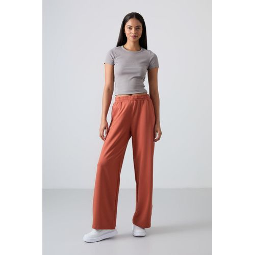 Brede Leggen Joggingbroek met Elastische Taille