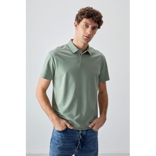 Oversized Polo Kragen T-shirt