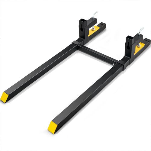 Palettengabel für Gabelstapler - Gabelträger mit Gabelzinken - Tragfähigkeit 907 kg - Gesamtlänge 149 cm - Gabelblatt 109,2 cm - Verstellbar 49,5–91,5 cm