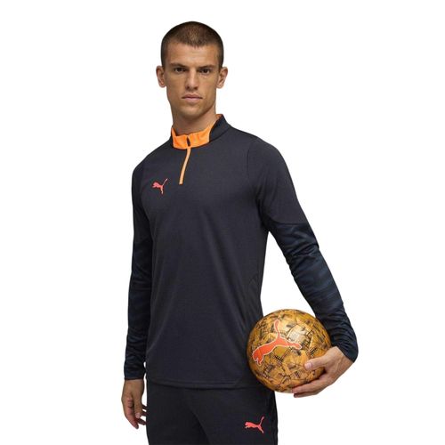 Puma Top voor individuele cup-oefening voor heren (Marineblauw/Oranje)
