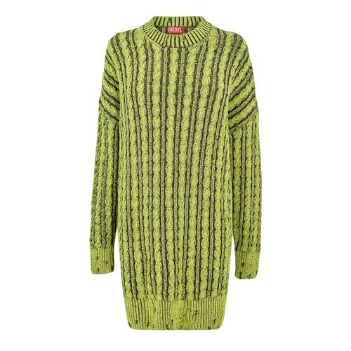 Diesel Dames Pantse Maglia Trui Jurk (Groen)