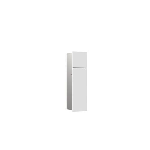 Emco Asis Pure Unterputz WC-Bürstengarnitur 975551303 Unterputz, WC-Modul, 170x600 mm, Anschlag rechts, weiß matt