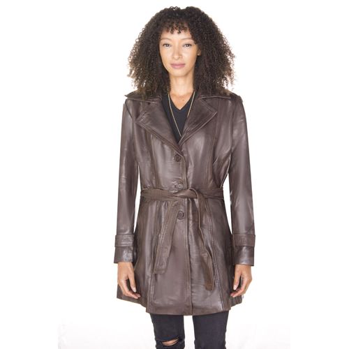 Dames 3/4 lengte trenchcoat-Ranchi