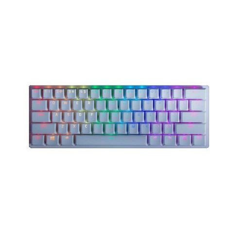 Razer Huntsman Mini kabelgebundene Gaming Tastatur - QWERTY US - weiß