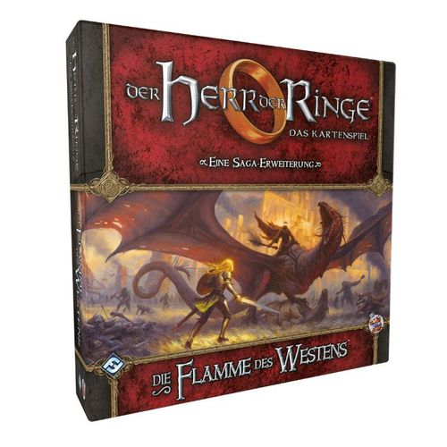 Asmodee Der Herr der Ringe: Die Flamme des Westens, Kartenspiel, Kartenaustausch, 13 Jahr(e), 30 min, Familienspiel