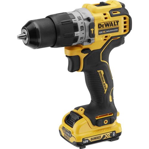 DeWALT DCD706D2-QW Akku-Schlagbohrschrauber (bl) 12V, max. Bohrleistung 20/10/10 mm, T STAK-Box, 2x 2 Ah Akkus