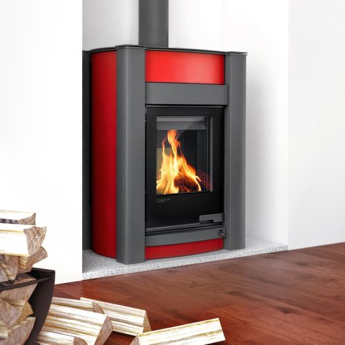 HS FLAMINGO Kaminofen AQUAFLAM VARIO KALMAR 11/7 kW - rot
