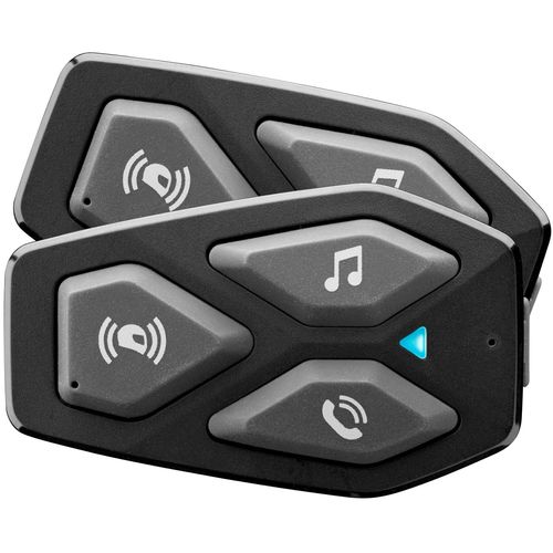 Interphone U-COM 3 DOPPELPACK, 500 m, HFP, Schwarz, Wasserdicht, IP67, 10 h