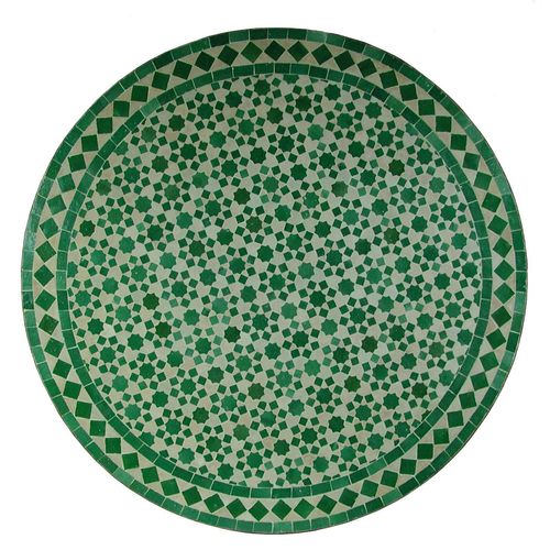 Mosaiktisch aus Marokko - Rund -M60-10