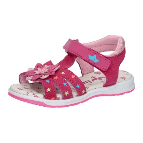 Sandale LICO "Sandale Manja V", Mädchen, Gr. 29, rosa, Leder, Schuhe Sandale